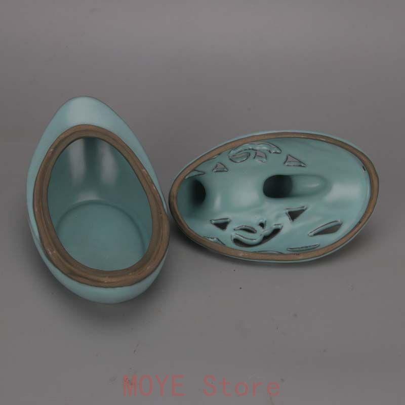 宋汝窯藍釉白鳥薫香炉 工芸品 美術品 置物 - メルカリ