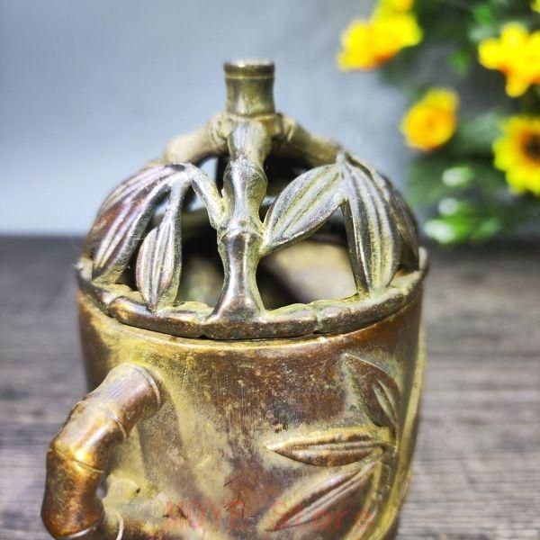 銅製 香炉 茶道具 香道具 工芸品 美術品 置物 - メルカリ