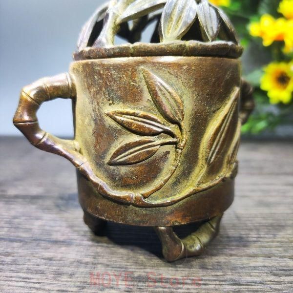 銅製 香炉 茶道具 香道具 工芸品 美術品 置物 - メルカリ