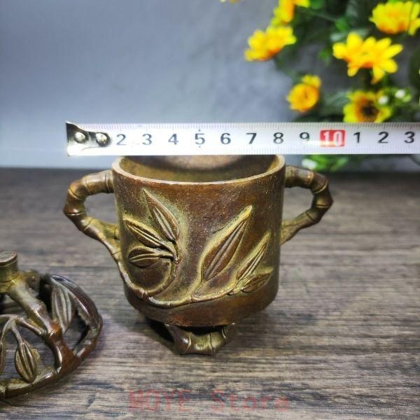 銅製 香炉 茶道具 香道具 工芸品 美術品 置物 - メルカリ