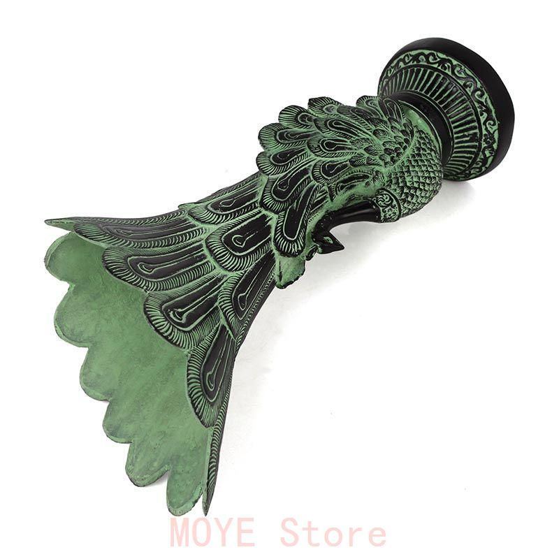 青銅器 孔雀花瓶 丹鳳杯 装飾品 現代工芸品 美術品 置物 - メルカリ