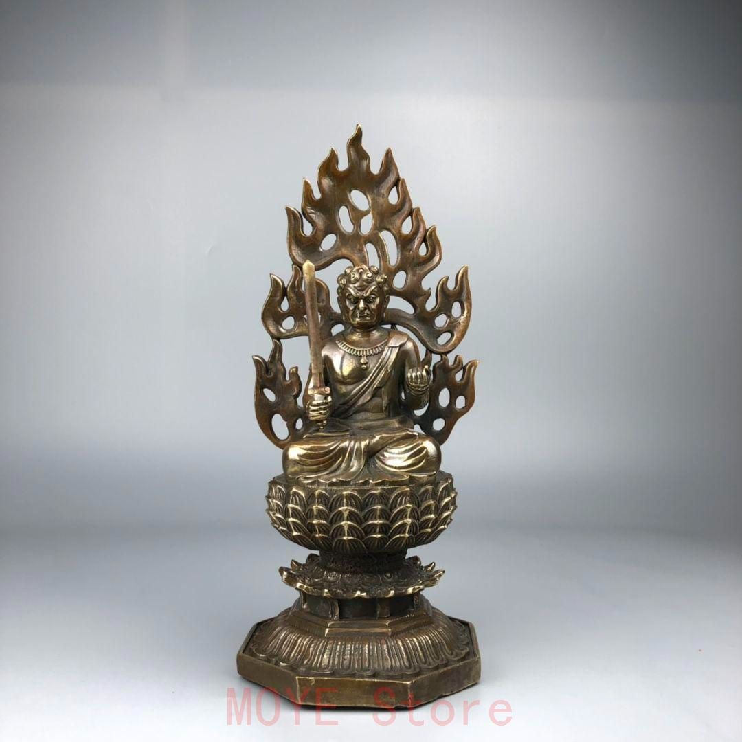 不動明王 仏像 工芸品 美術品 置物 - メルカリ