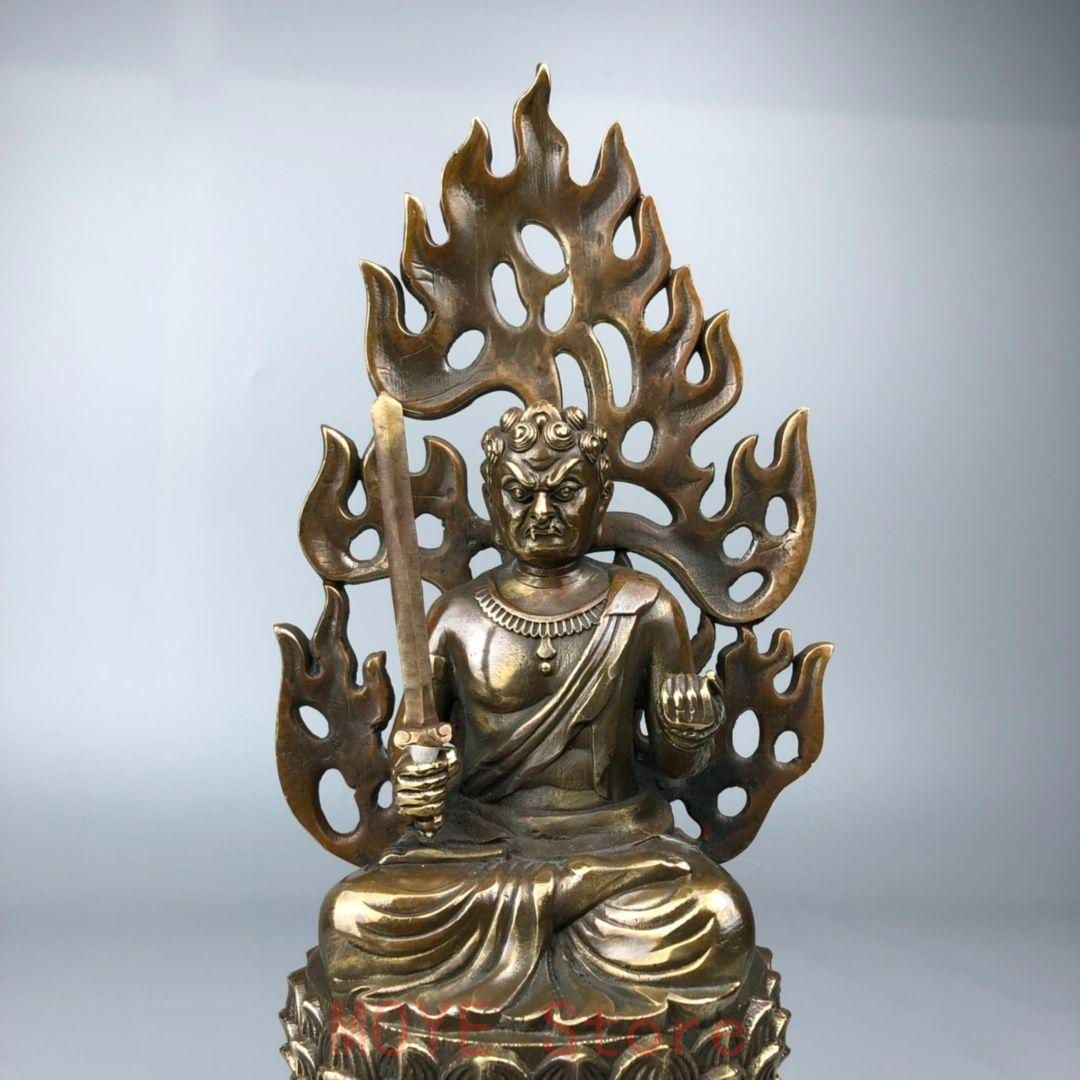 不動明王 仏像 工芸品 美術品 置物 - メルカリ