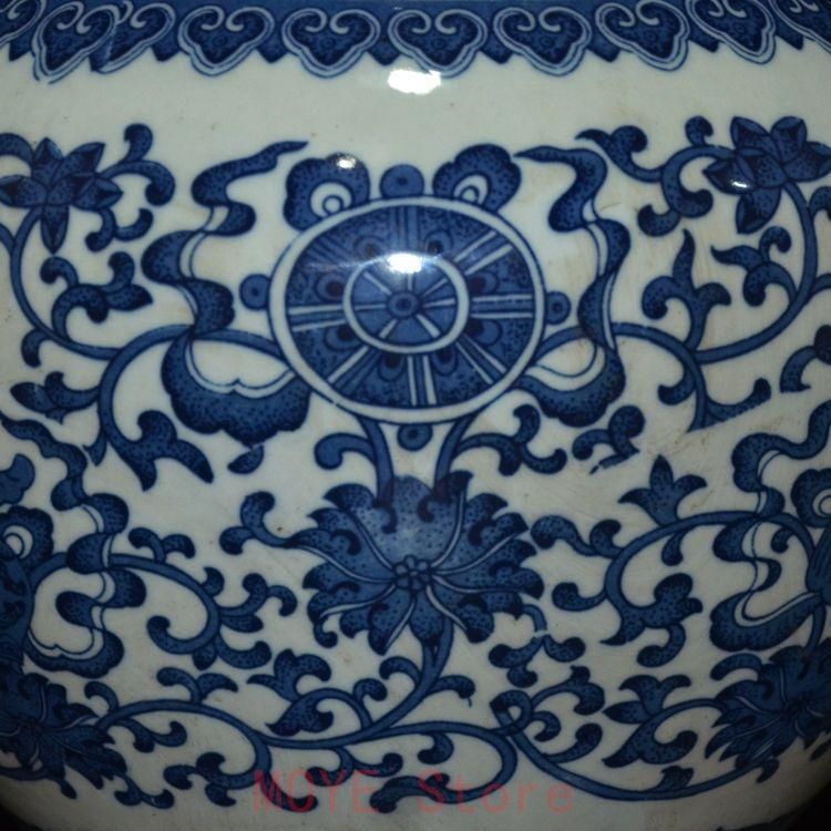 青花八宝纏枝蓮賞瓶 景徳鎮 陶磁器 装飾品 工芸品 美術品 置物 - メルカリ