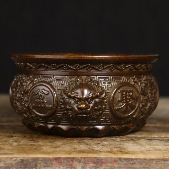銅器 蘇工 獅耳聚宝盆 香炉 聚財預金壺 工芸品 美術品 置物 銅器 蘇工 獅耳聚宝盆 香炉 聚財預金壺 工芸品 美術品 置物 - メルカリ