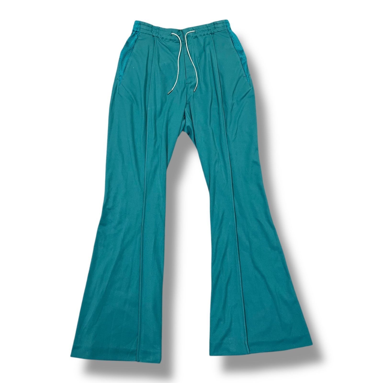 参考上代44000円 YOHEI OHNO Our Basic Jersey Trousers アワーベーシックジャージトラウザーパンツ イージーパンツ ヨウヘイオオノ OH 24 S PT 3 グリーン