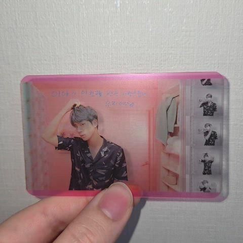 BTS ジン JIN キムソクジン ペルソナ 公開放送 サノク トレカ クリアフォトカード