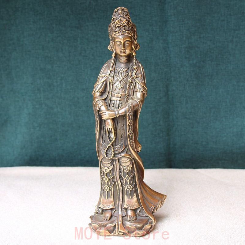 地蔵 菩薩 観音彩衣仏像 銅製 仏像 彫刻 開運 風水 置物 - メルカリ