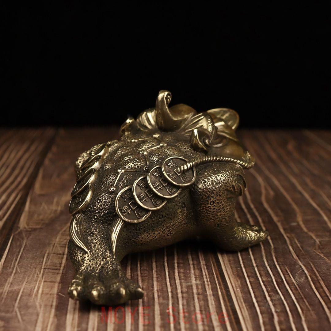招財進宝 三足金蟾 鎮宅 辟邪 開運 風水 工芸品 美術品 置物 【公式通販】