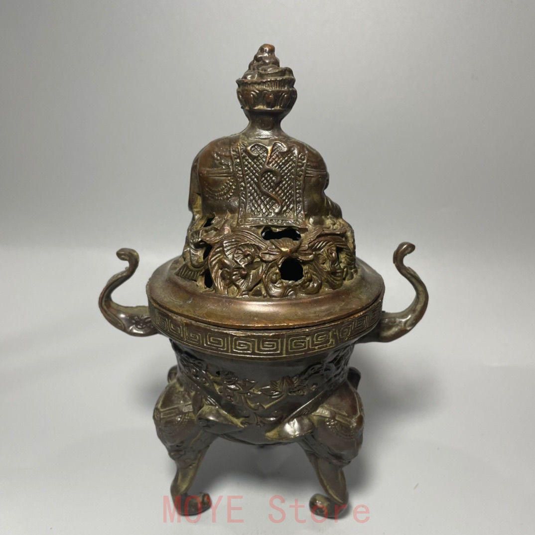 銅器 香炉 吉祥象薫香炉 仏堂香具茶台 置物 装飾品 工芸品 銅器 香炉 吉祥象薫香炉 仏堂香具茶台 置物 装飾品 工芸品 個性