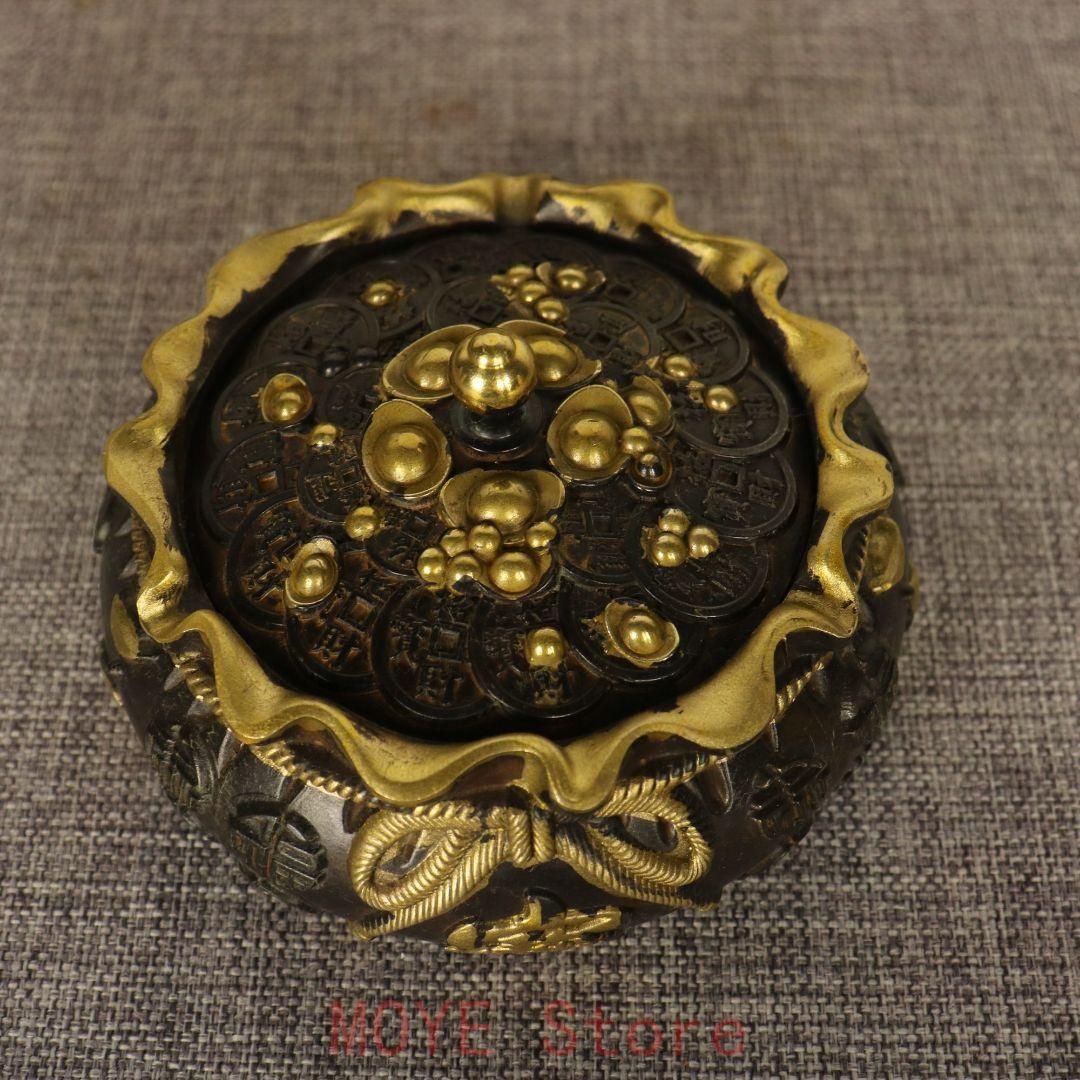 銅器 灰皿 茶道具 書道具 文房具 工芸品 美術品 置物 - メルカリ