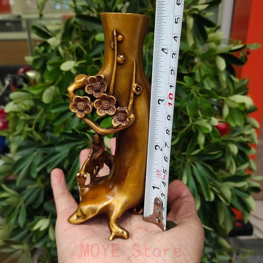 銅器 梅花の切り株 走馬観花 筆箱 書道具 文房具 工芸品 美術品 置物 銅器 梅花の切り株 走馬観花 筆箱 書道具 文房具 工芸品 美術品 置物