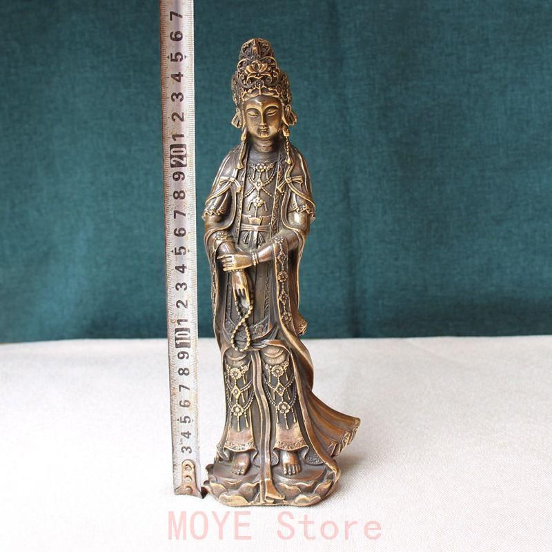 地蔵 菩薩 観音彩衣仏像 銅製 仏像 彫刻 開運 風水 置物 - メルカリ