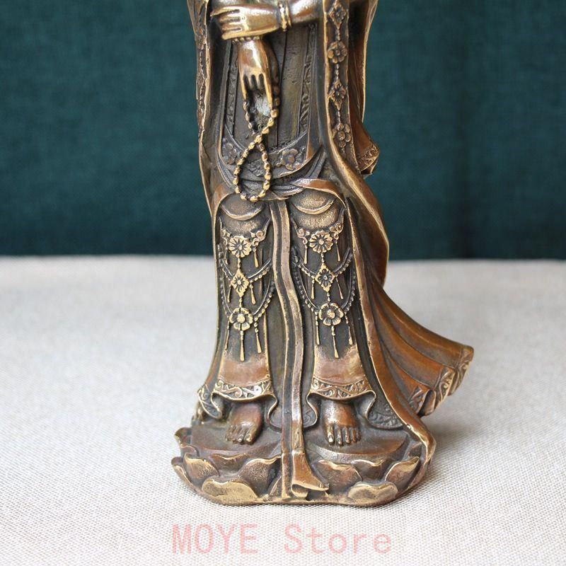 地蔵 菩薩 観音彩衣仏像 銅製 仏像 彫刻 開運 風水 置物 - メルカリ