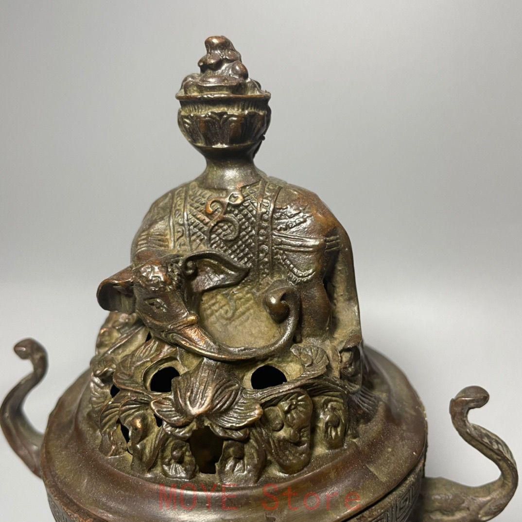 吉祥象薫香炉 仏堂香具 工芸品 美術品 置物