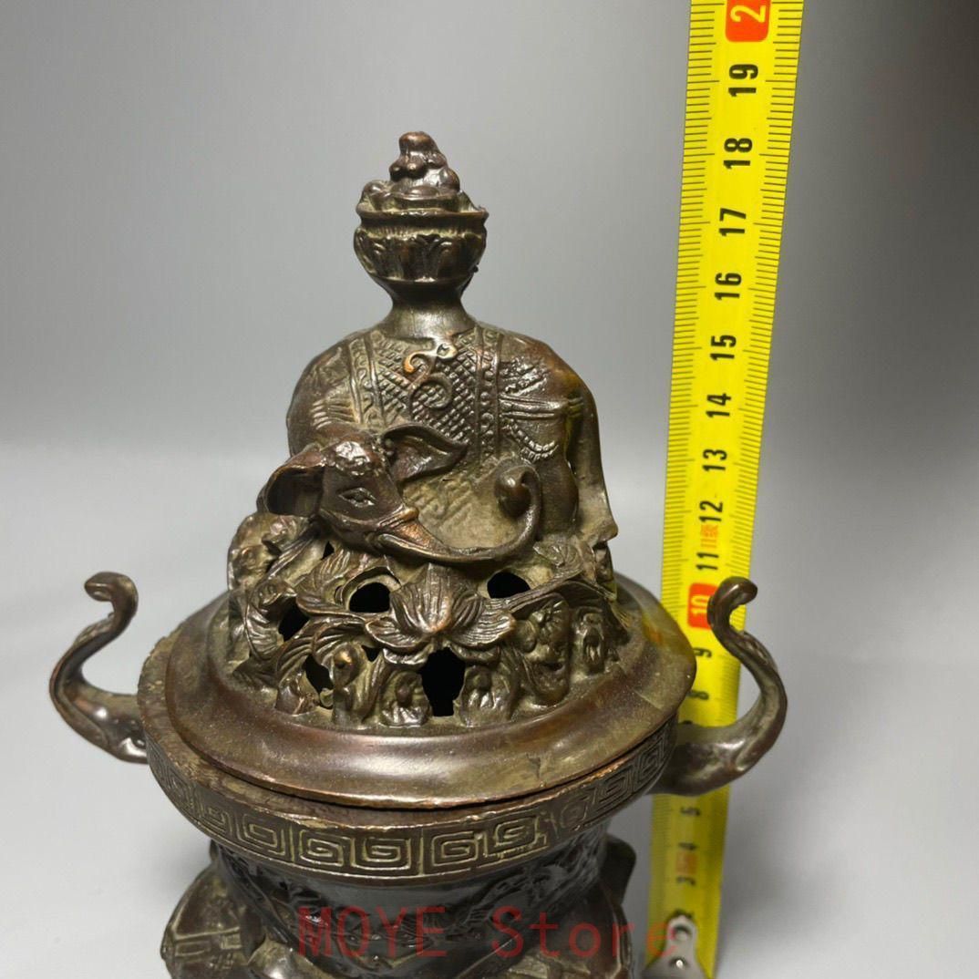 吉祥象薫香炉 仏堂香具 工芸品 美術品 置物 - メルカリ