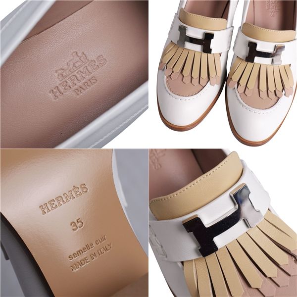 未使用 エルメス HERMES パンプス 2022 エリゼ70 ローファー ヒー