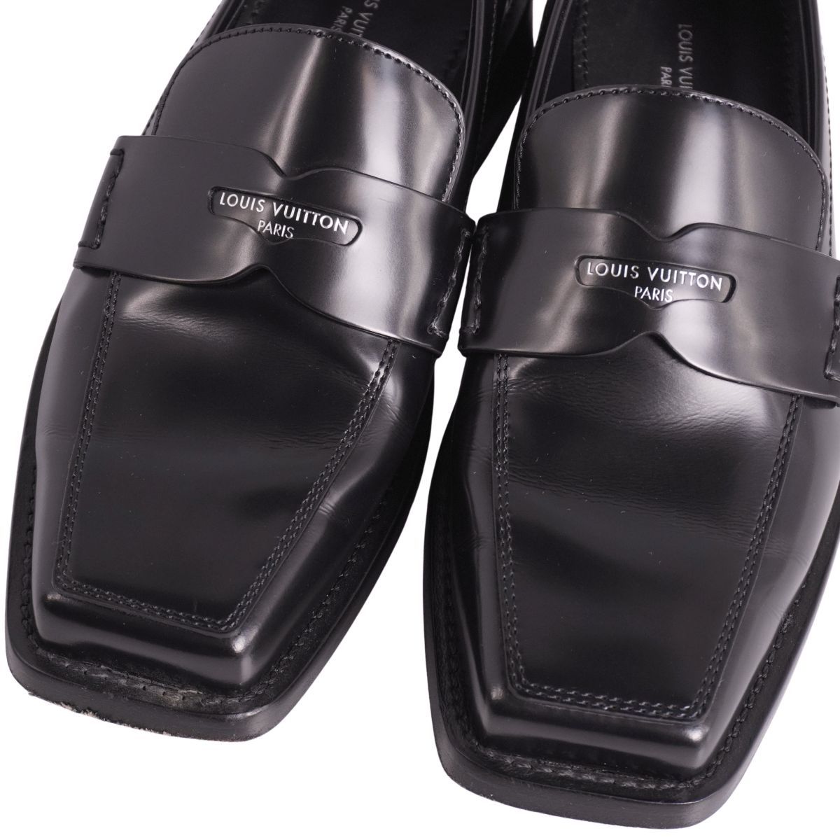 美品 ルイヴィトン LOUIS VUITTON ローファー コネリーライン モカ