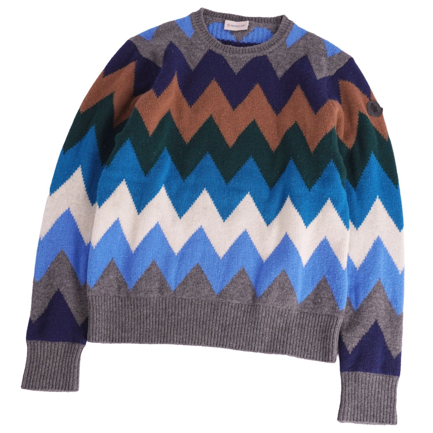 極美品 モンクレール MONCLER ニット セーター ロングスリーブ 長袖 ク