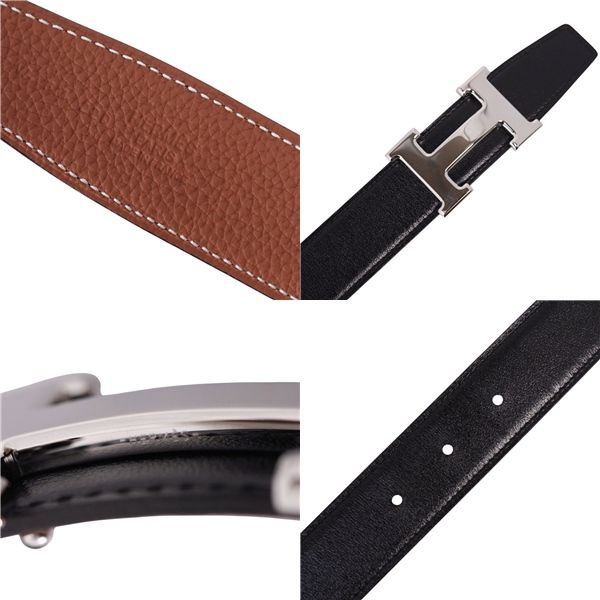 極美品 エルメス HERMES ベルト 2024 レザーベルト リバーシブル H 極美品 エルメス HERMES ベルト 2024 レザーベルト リバーシブル H