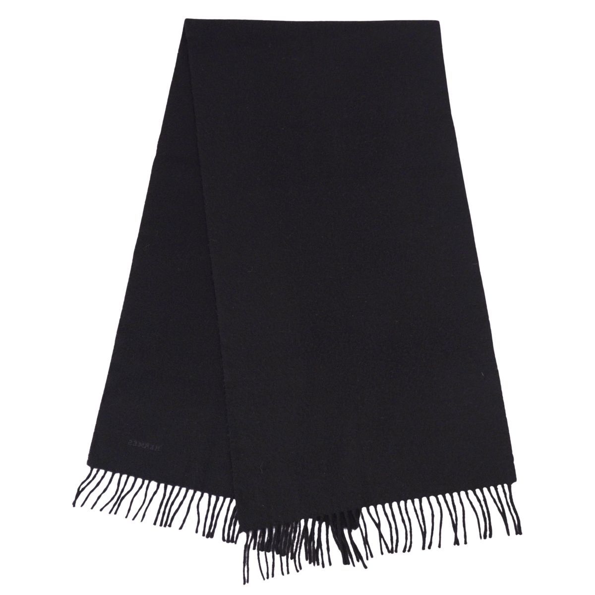エルメス HERMES マフラー ストール フリンジ カシミヤ メンズ レ