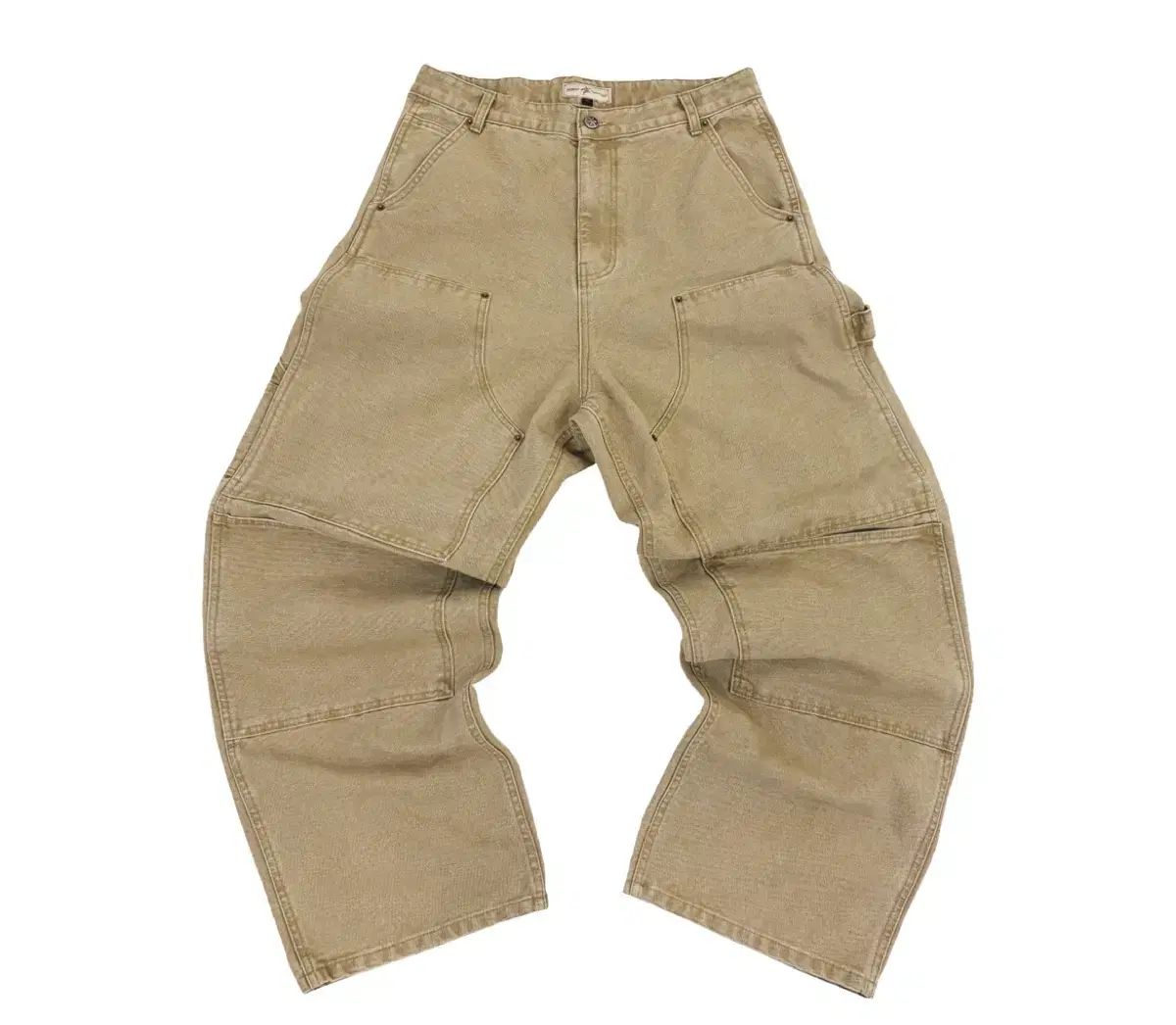 2 size 葵イロ カーティッド ダブルニー パンツ タン 2026