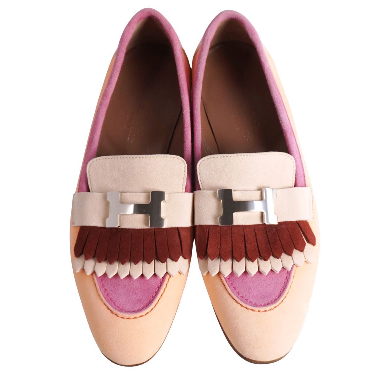 エルメス レザーローファー モカシン ロワイヤルマルチカラー レディース モカシン 《ロワイヤル》 ◇エルメス◇全11色 人気 (HERMES/ローファー