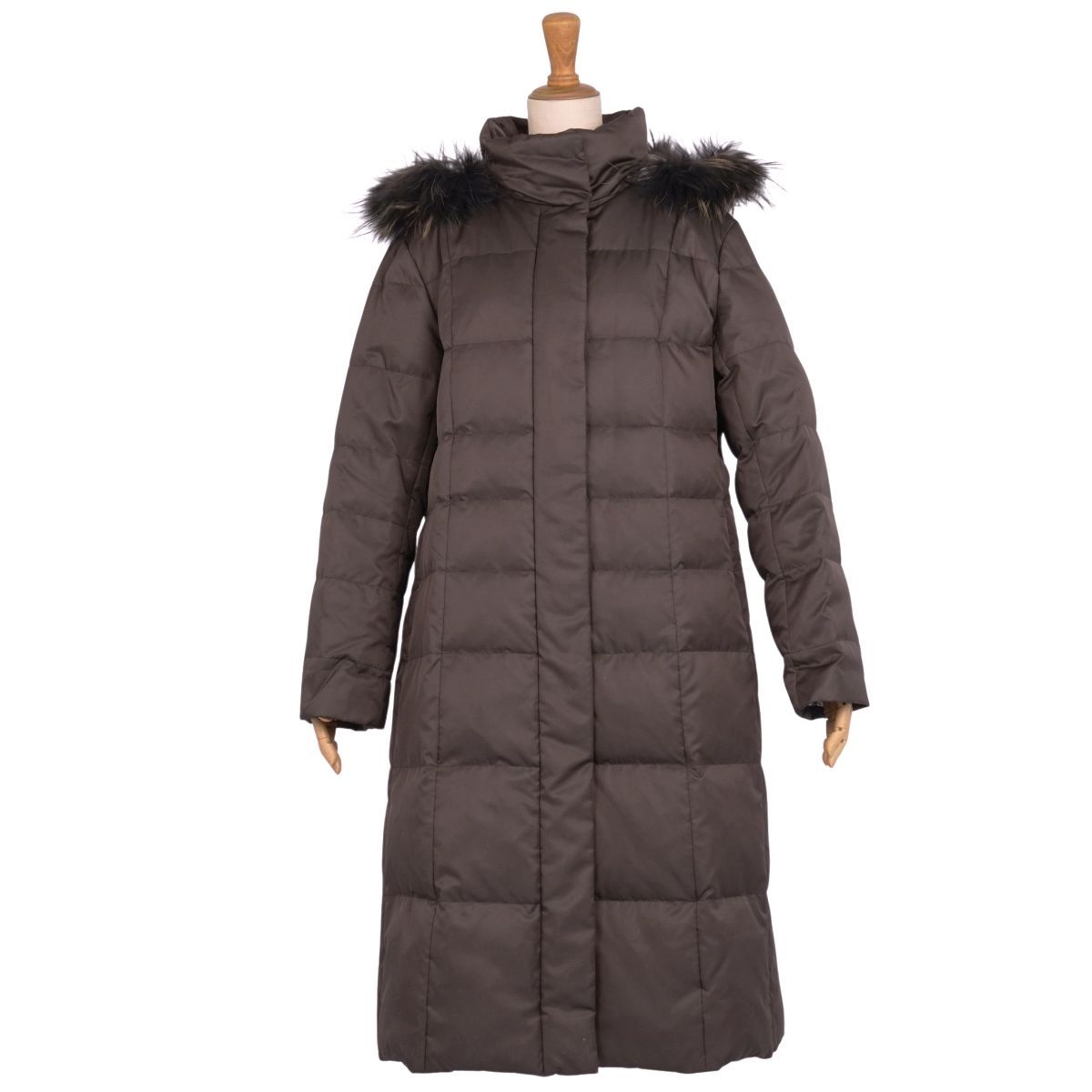 美品 バーバリー ロンドン BURBERRY LONDON ダウンコート ロング