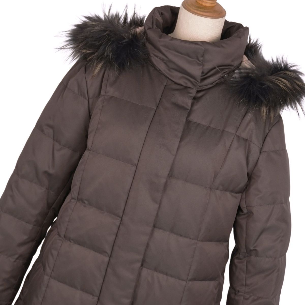 美品 バーバリー ロンドン BURBERRY LONDON ダウンコート ロング