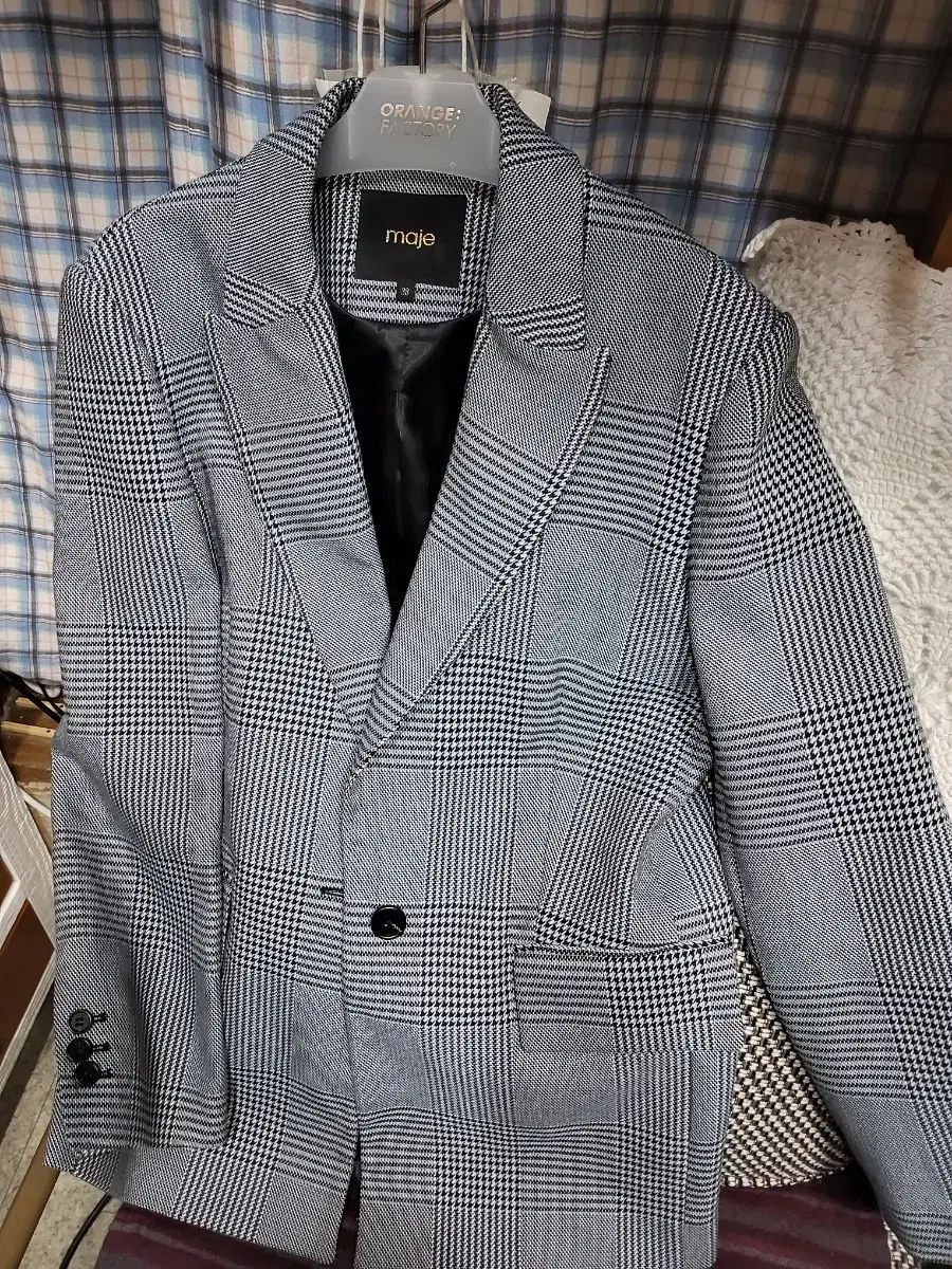 マージュ CHECK パータン ブレーザー ジャケット