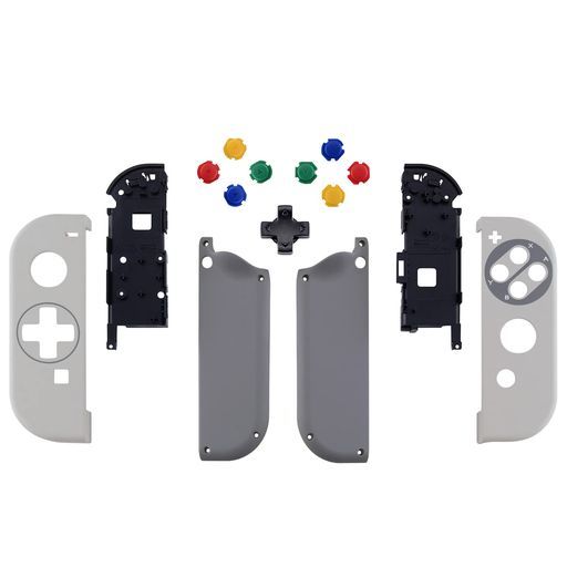 高品質，人気SALE eXtremeRateスイッチジョイコンとswitch有機elに対応用パターン柄ハンドヘルドコントローラーハウジング(D-Padバージョン)、またフルセットボタンが付き(switchとコンソールケースは含まれてい… その他