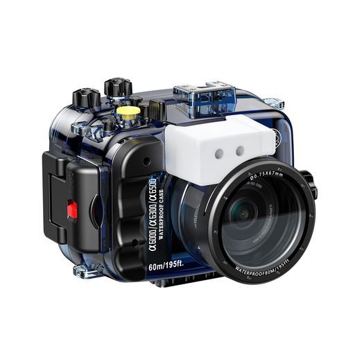 Seafrogs水中カメラケースSonyA 6000 A 6300 m 197フィート潜水深防水カメラハウジングダイビング サーフィン ボート スキー用