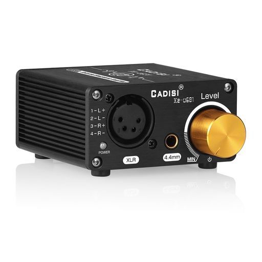 NobsoundU 5ミニフル ンスヘッドホンアンプXLR 4 mm対応ポータブル交換 オペアンプ設計