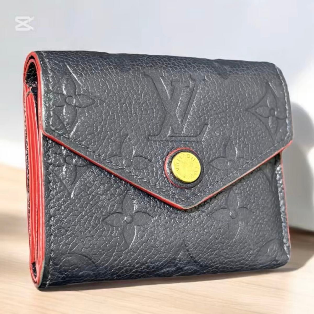 【美品】ルイヴィトン　アンプラント　ポルトフォイユゾエ　マリーヌルージュ　財布 LOUIS VUITTON（ルイ・ヴィトン） 美品 モノグラム アンプラント