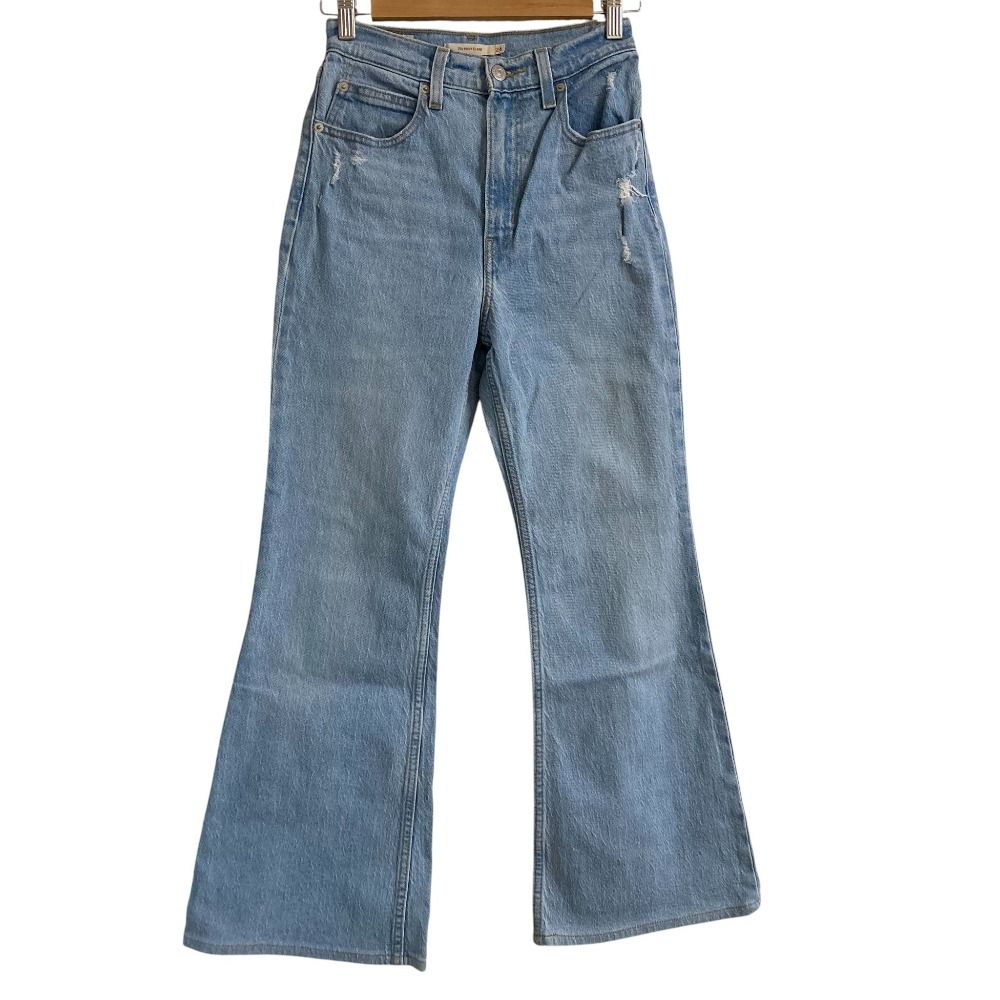 Levi’s リーバイス デニムパンツ レディース 【古着】【中古】 美品 LEVI'S リーバイス 70S HIGH FLARE ハイウエスト フレア デニム