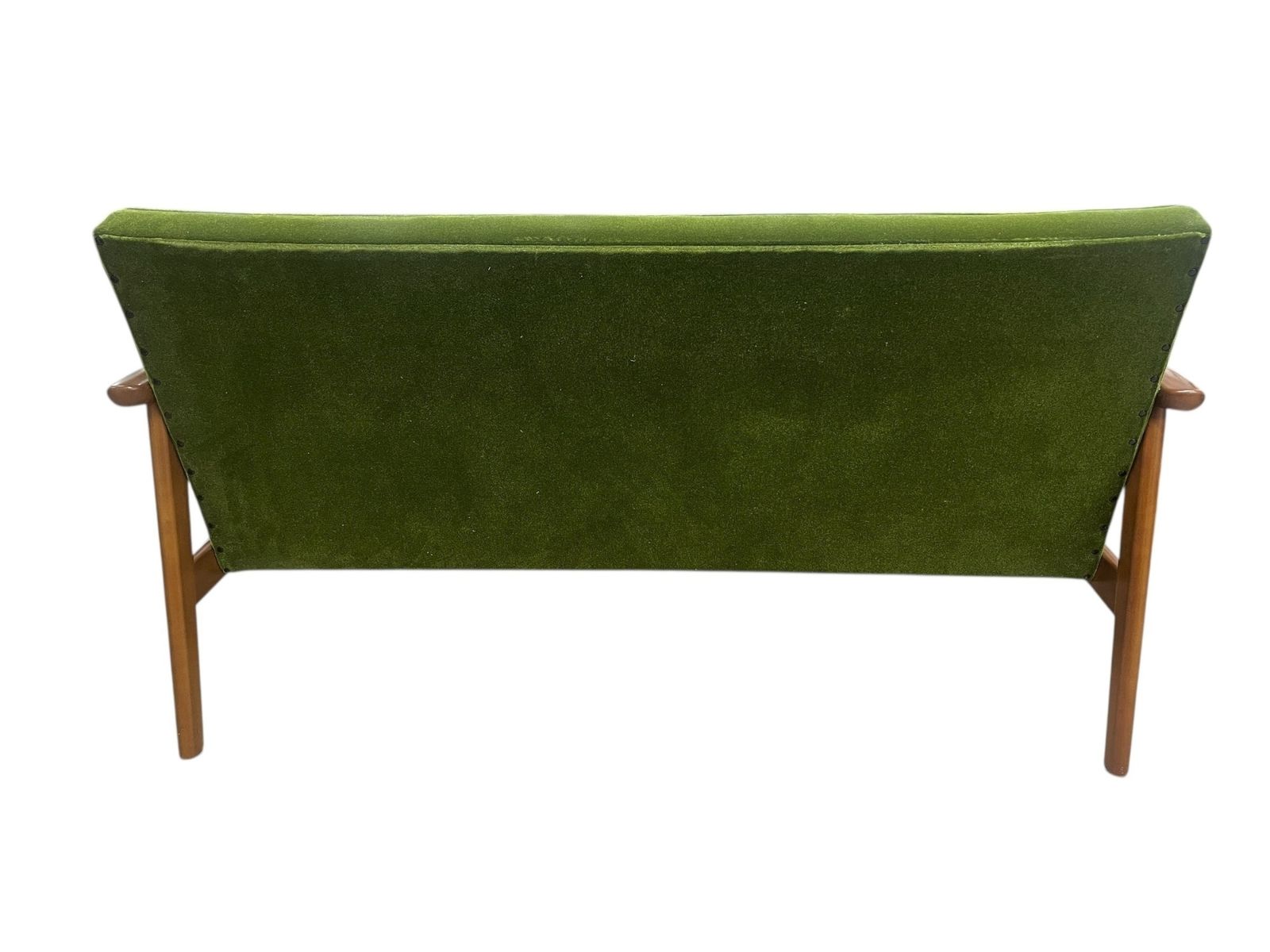 ティム様専用□美品 カリモク Kチェア 2シーター グリーン 木製