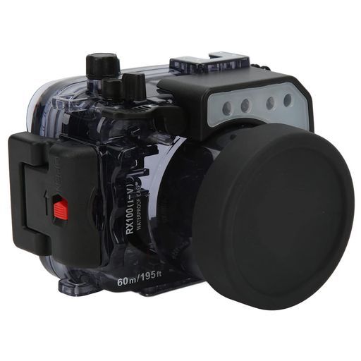 60 m 65 6 yd水中防水ハウジングケースソニー カメラ用コールドシューマウントデザインカメラダイビングプロテクター