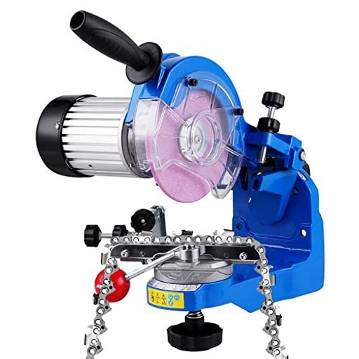 電動式チェンソー目立機チェーン研磨機チェンソー目立て機0-35°角度調整 電気チェーンソーシャープナー回転速度3000 r min .2 mm交換ディスク 付き