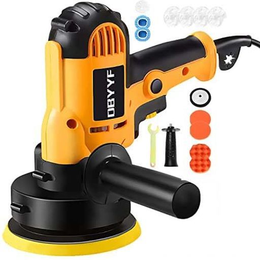 ポリッシャー電動125mm700W強力モーター研磨機六段変速可能サンダ