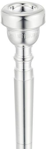 バックトランペットマウスピース7 D銀メッキ仕上げ