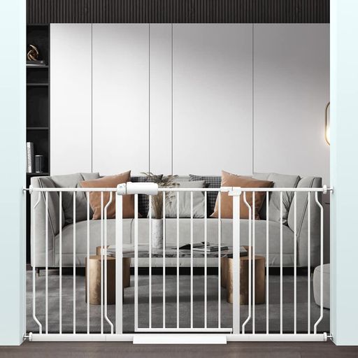 Mornyrayベビーゲートベビーフェンス突っ張り式取付幅170-182 CMオートクローズ機能おしゃれペットゲートセーフティー安全ゲート扉開閉式ペット柵育児用品