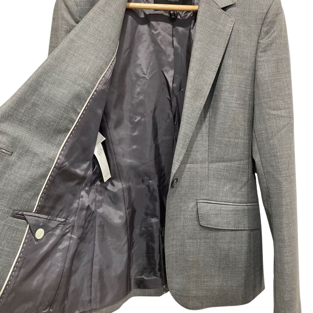 ICB - iCB ジャケット 9 グレー 長袖 ノーカラー シングル 美品 iCB 