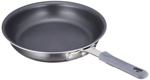 TKGフライパン28 cm内径x深さ mm 257 x 55 IH ガス火対応テフロンハードコーティング加工でくっつきにくいステンレス アルミの二重構造で熱伝導が速い業務用AHLZ 605