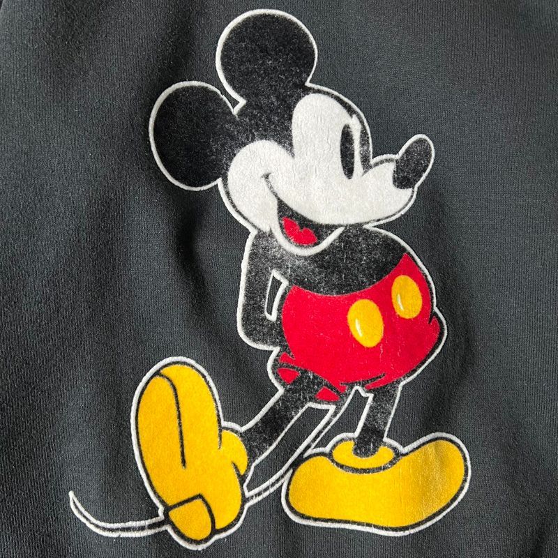 80s USA製 ディズニー オフィシャル ミッキー フロッキー プリント