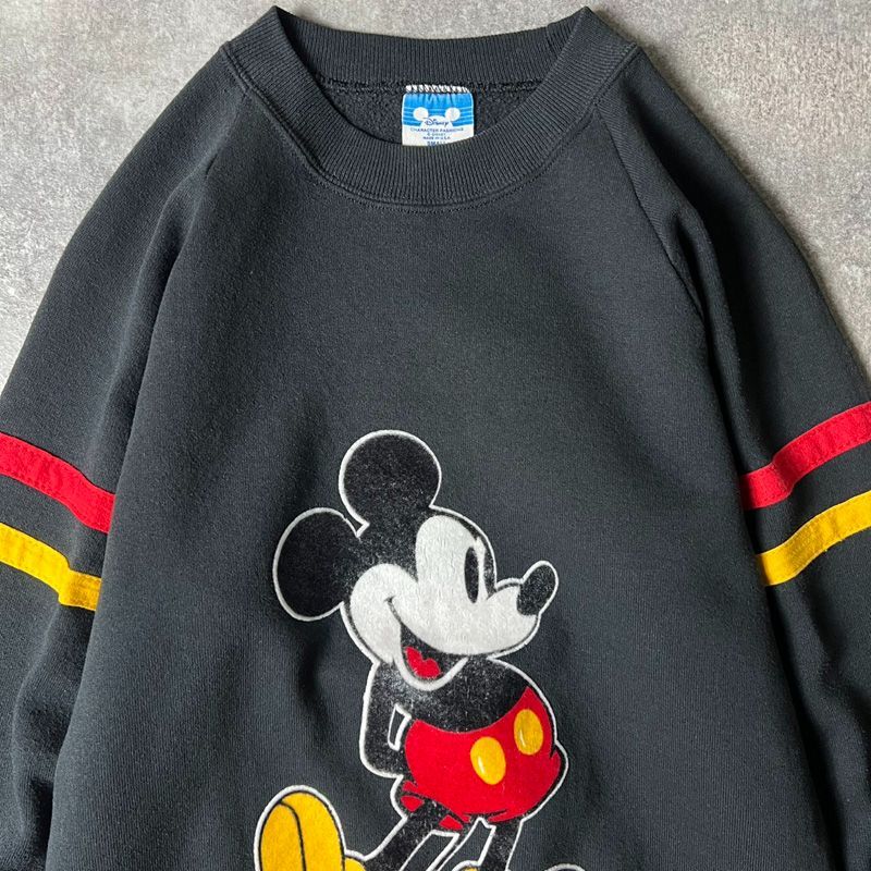 80s USA製 ディズニー オフィシャル ミッキー フロッキー プリント