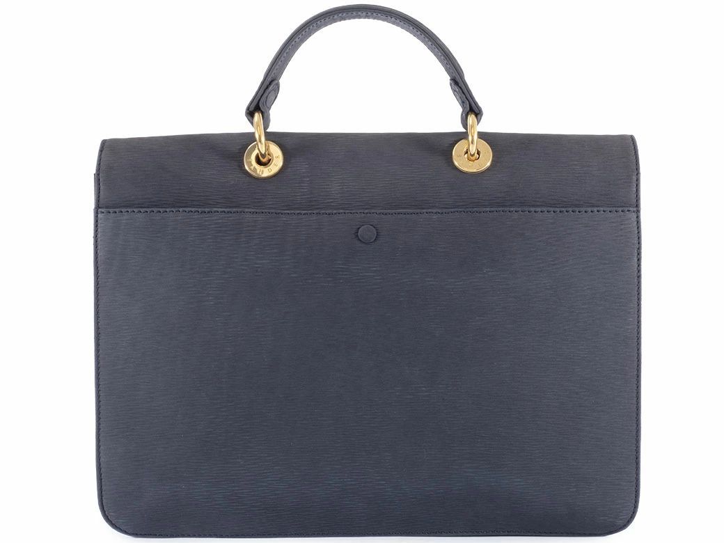 JIL SANDER ジルサンダー ヴィンテージ ビジネスバッグ レザー グレー