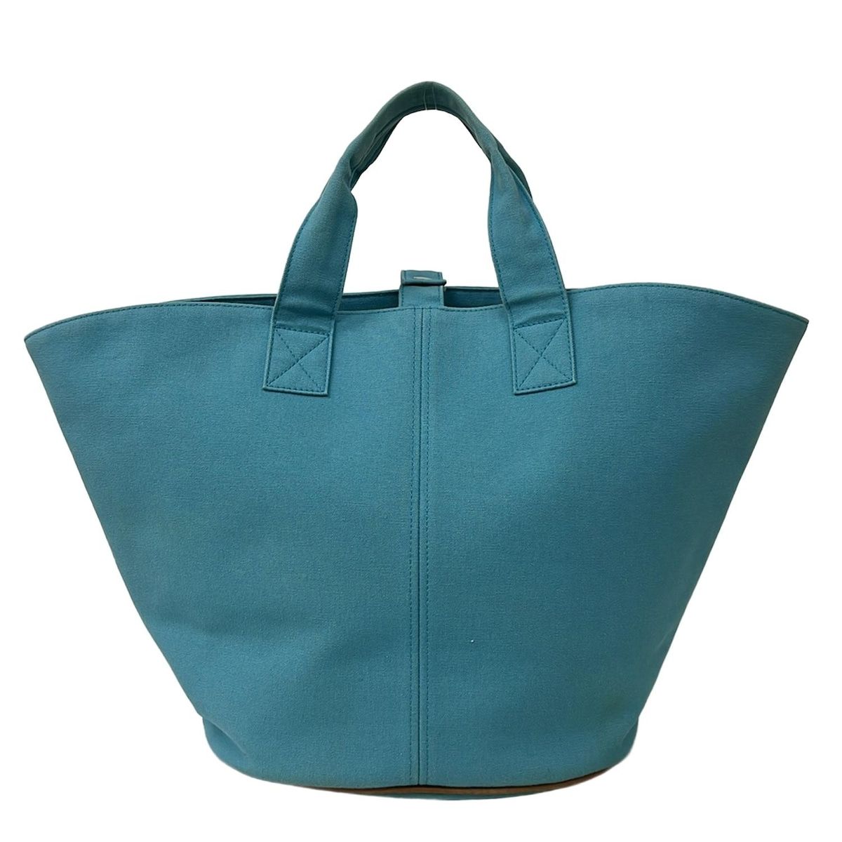 HERMES(エルメス) トートバッグ パニエドプラージュPM ブルーグリーン 