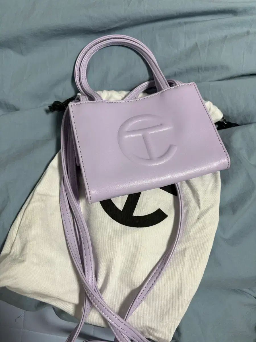 テルファー ラベンダー ミニバッグ