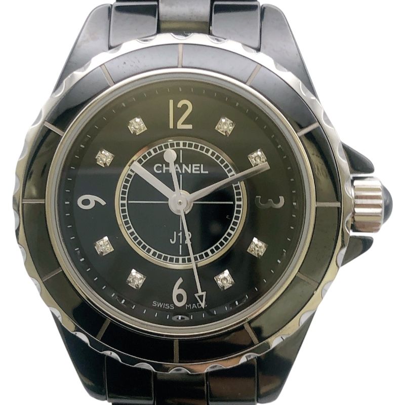 シャネル CHANEL J12 29MM H2569 ブラック セラミック レディース