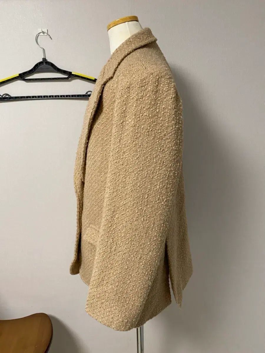 工場在庫整理 オーバーサイズ ブークレ ジャケット